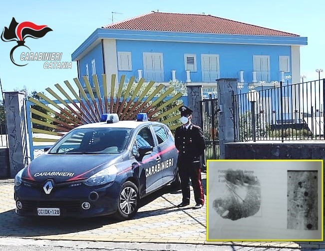 Acireale, aveva razziato una casa per anziani a Guardia: incastrato grazie alle impronte