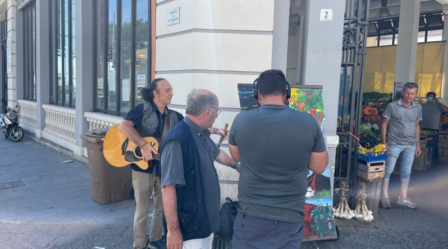 Geo & Geo (Rai3) sbarca a Riposto. La troupe incantata dalla performance di Luigi Di Pino