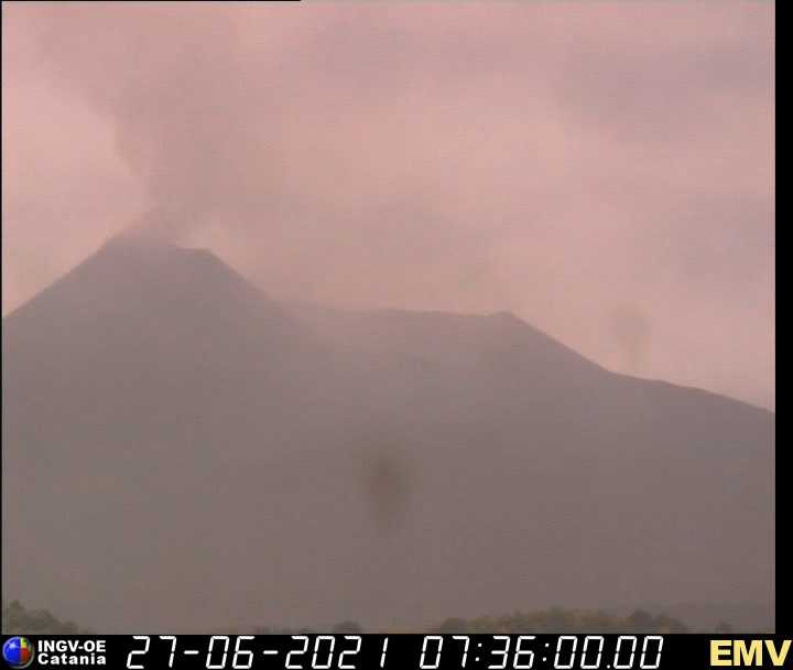 Etna, riprende l’attività stromboliana al Cratere di Sud-Est