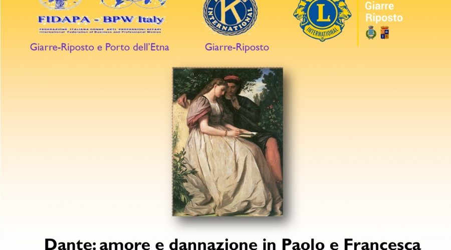 Un Webinar Fidapa racconta “Dante: amore e dannazione in Paolo e Francesca”