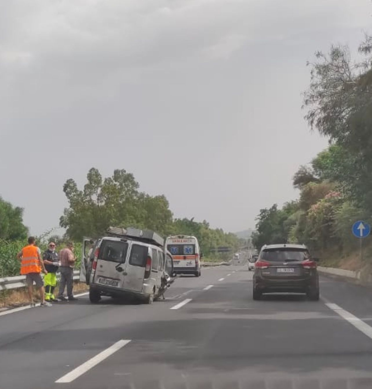 A18, incidente stradale autonomo tra Fiumefreddo e Giarre: un ferito