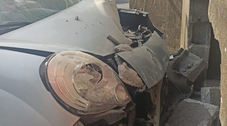 Giarre, incidente autonomo in via San Matteo