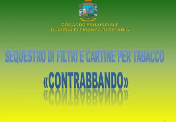 Catania, oltre 2 milioni di cartine e filtri per sigarette venduti senza autorizzazione