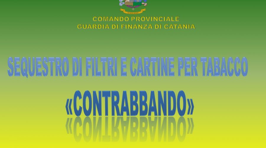 Catania, oltre 2 milioni di cartine e filtri per sigarette venduti senza autorizzazione
