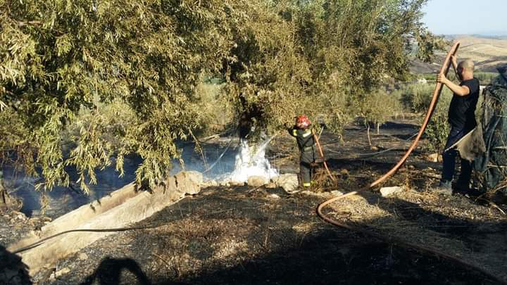 Sciddicuni (Paternò), inghiottito da un inferno di fuoco