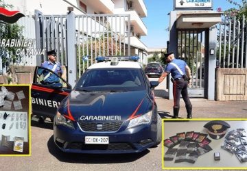 Controlli antidroga dei Cc a Scordia e Ramacca