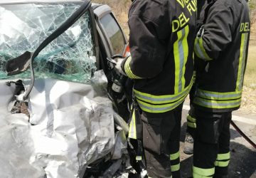 Ramacca, incidente mortale lungo la Statale 288. Intervento dei Vvff