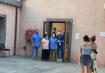 Hub vaccinale di Torre Archirafi:  buona affluenza di utenti