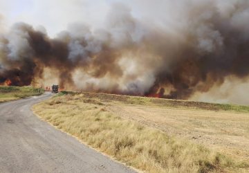 Passo Martino, pomeriggio di fuoco sul fiume Gornalunga