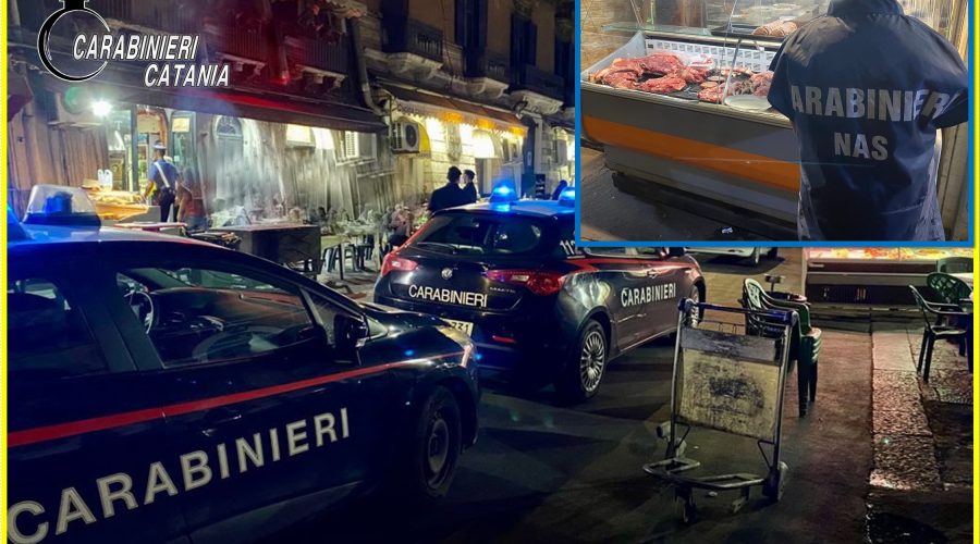 Catania, controlli a tappeto allo “street food” del centro storico: sanzioni e sequestri