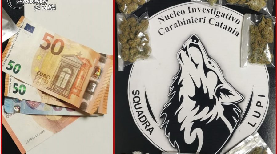Catania, pusher itinerante arrestato dai “Lupi”