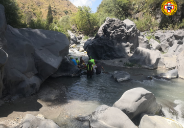 Turista si infortuna lungo le gole del fiume Alcantara