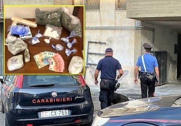 Piove droga dal cielo: arrestato un detenuto ai domiciliari