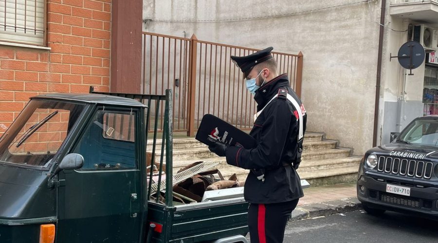 Caltagirone, controlli su strada del trasporto dei rifiuti