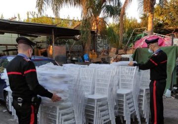 Carabinieri arrestano l&rsquo;autore di un furto di 250 sedie