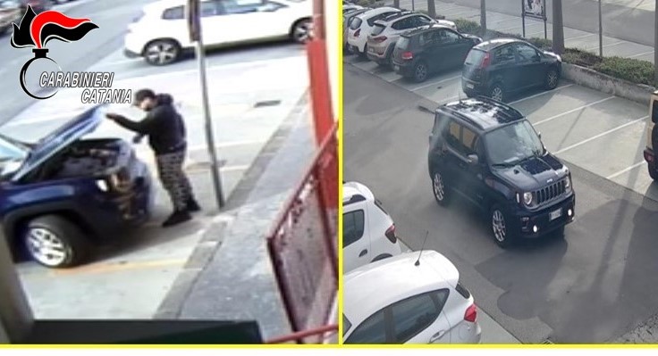 Ruba un’auto e torna sui suoi passi ma trova i Carabinieri: arrestato