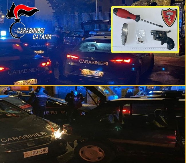 La folle notte di un pregiudicato catanese: rapina una prostituta e poi travolge i Carabinieri: arrestato