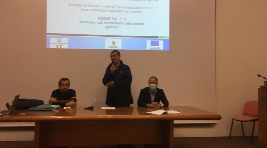Zafferana, illustrato il bando del Gal “Sostegno agli investimenti nelle aziende agricole”