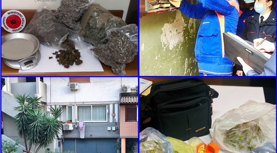 Catania, quartieri nel mirino: due arresti per droga