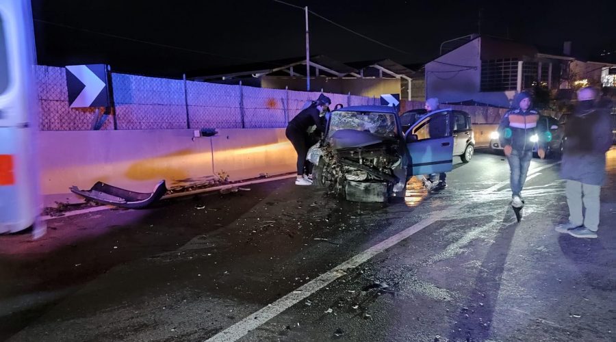 Calatabiano, grave incidente autonono sulla SS 114