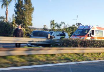A18, incidente nei pressi dello svincolo di Giarre