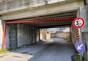 Giarre, chiuso con ordinanza il sottoponte di via Settembrini