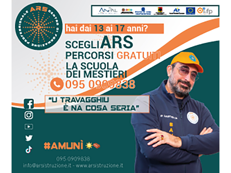 Hai tra i 13 e 17 anni e vuoi inserirti nel mondo del lavoro? Ti aiutano i corsi gratuiti Ars