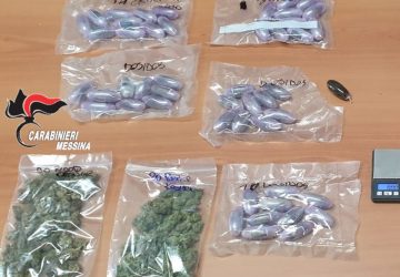 Giardini Naxos, percepiva RdC e deteneva oltre mezzo kg di droga in casa: arrestato 28enne