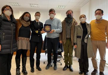 Sindaco Cantarella e Giunta in visita istituzionale al Circomare a Riposto