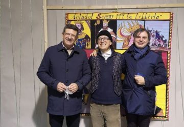 Giarre, inaugurata la mostra itinerante del cantastorie Di Pino