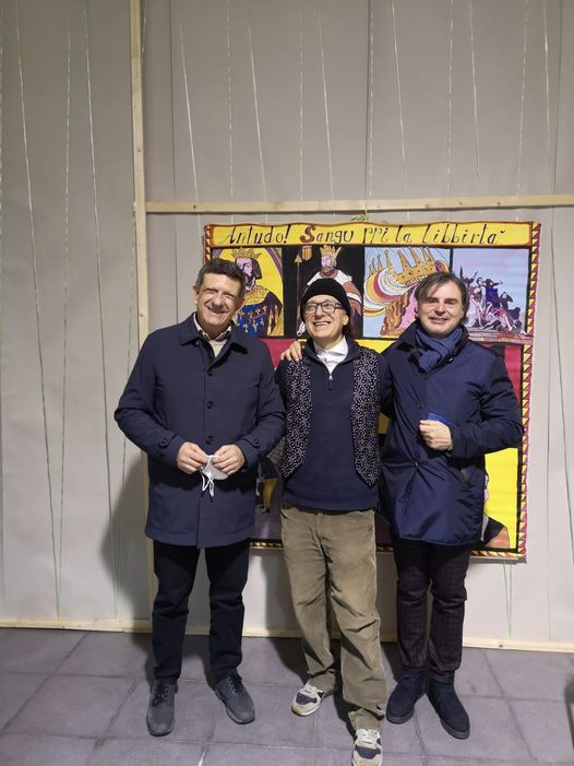 Giarre, inaugurata la mostra itinerante del cantastorie Di Pino