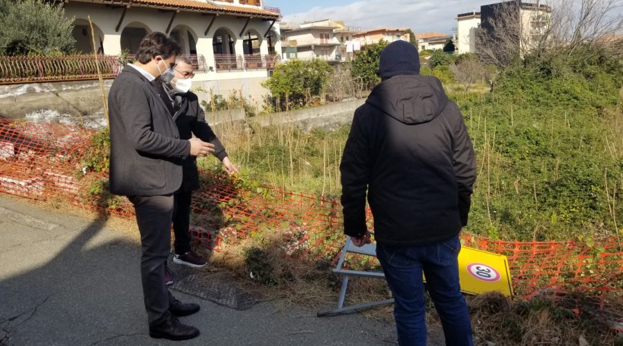 Pericolo smottamenti a San Giovanni Montebello. Sopralluogo della I Commissione