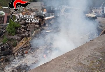 Sequestrata una discarica abusiva di rifiuti