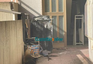 Giarre, incendio in un'abitazione di via Silvio Pellico