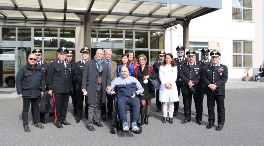 Dimesso dall’Unità Spinale il Vice Brigadiere Sebastiano Grasso
