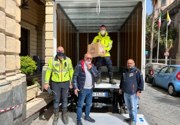 Riposto, consegnate le derrate alimentari per l'Ucraina