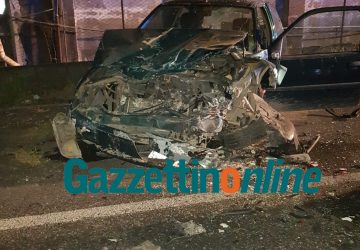 Calatabiano, drammatico frontale sulla Statale: due feriti