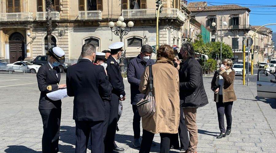 Giarre, Festa della Liberazione con il Prefetto: sopralluogo organizzativo