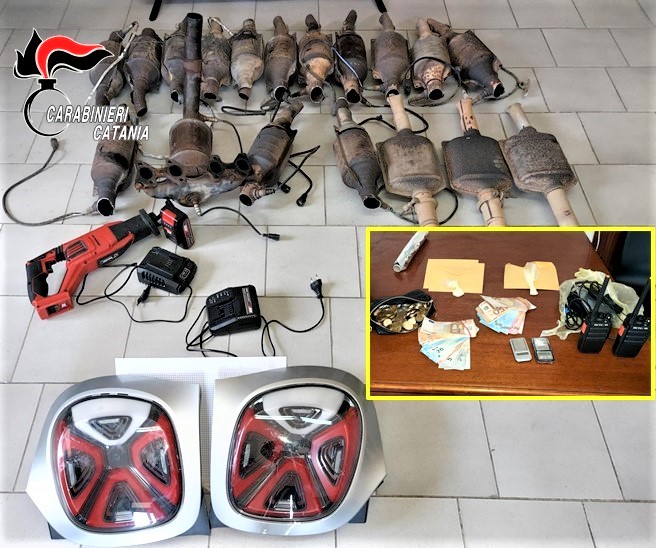 Droga e catalizzatori: un arresto e una denuncia