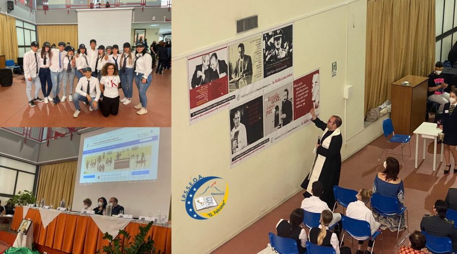 Gli studenti dell’Ipsseoa di Giarre rendono omaggio a Giovanni Falcone