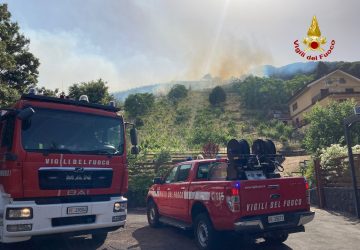Allarme incendi per le alte temperature, diversi interventi dei Vigili del fuoco