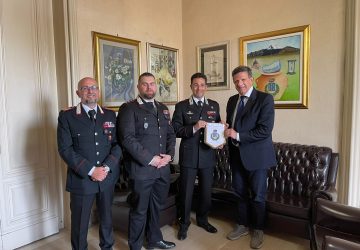 Ampliamento caserma Cc, visita in municipio del comandante provinciale col.Coppola