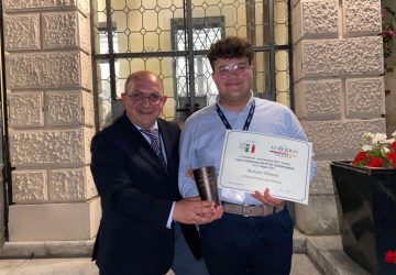 Ancora un successo per lo studente Manuel Battiato dell'Alberghiero di Giarre: 3° posto alla gara nazionale istituti alberghieri