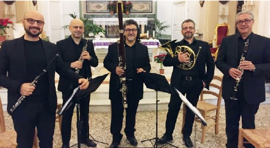 Giarre, stasera concerto del quintetto Ibert