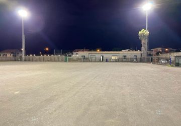 Stadio "Luigi Averna" di Torre Archirafi: attivato il nuovo impianto di illuminazione