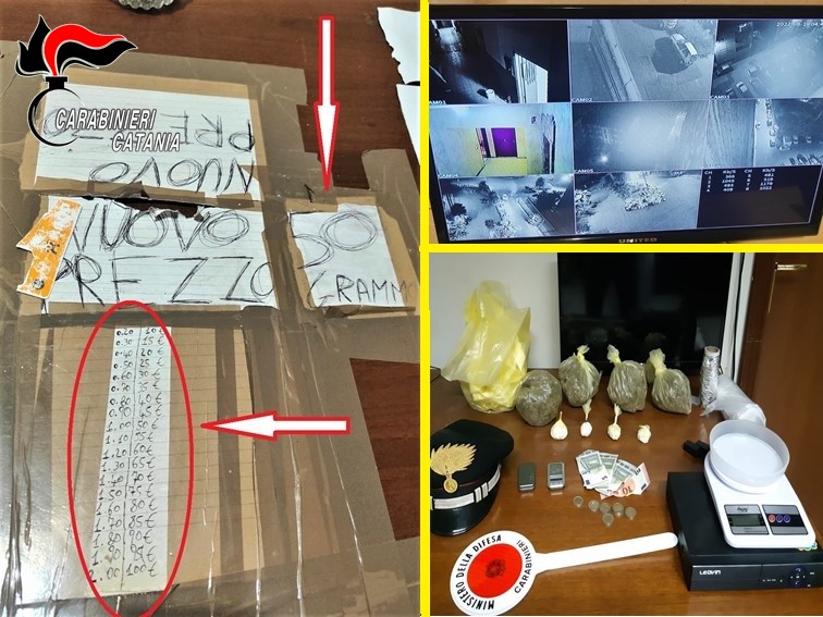 Spacciatori con listino prezzi ufficiale “aggiornato” ed esposto al “pubblico”: due arresti