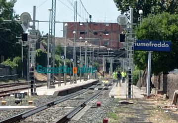 Fiumefreddo: uomo travolto da un treno in transito