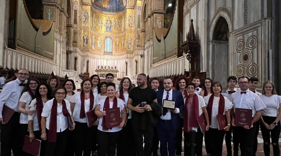 Al Festival dei Cori di Monreale la Schola Cantorum di Mascali