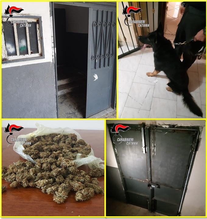 Librino: arrestato un pusher 55enne e rimossi i chiavistelli “anti Forze dell’Ordine”