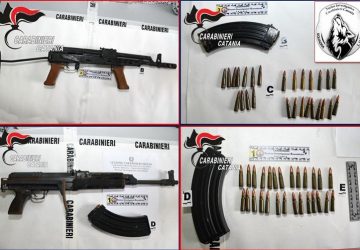 Armi e droga nel sottoscala di un palazzo a Librino VIDEO